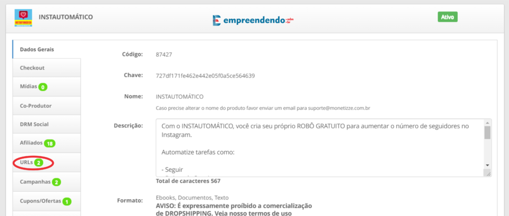 link 1024x435 - Como se cadastrar na Monetizze: Guia Completo para vender hoje mesmo!