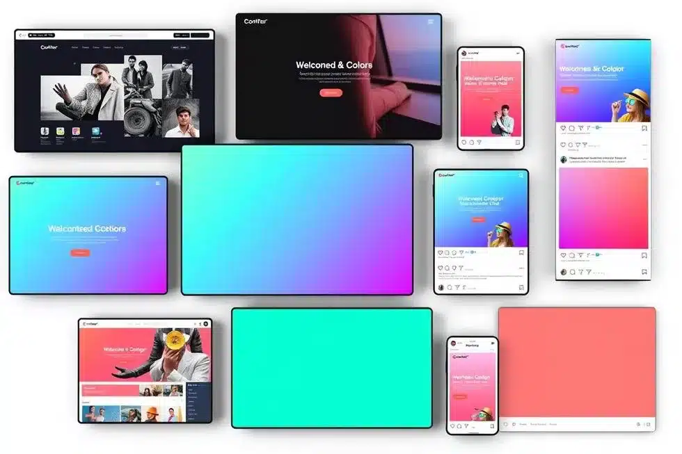 Aplicando sua Paleta de Cores em Diferentes Plataformas